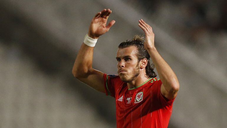 Bale celebra el gol ante Chipre