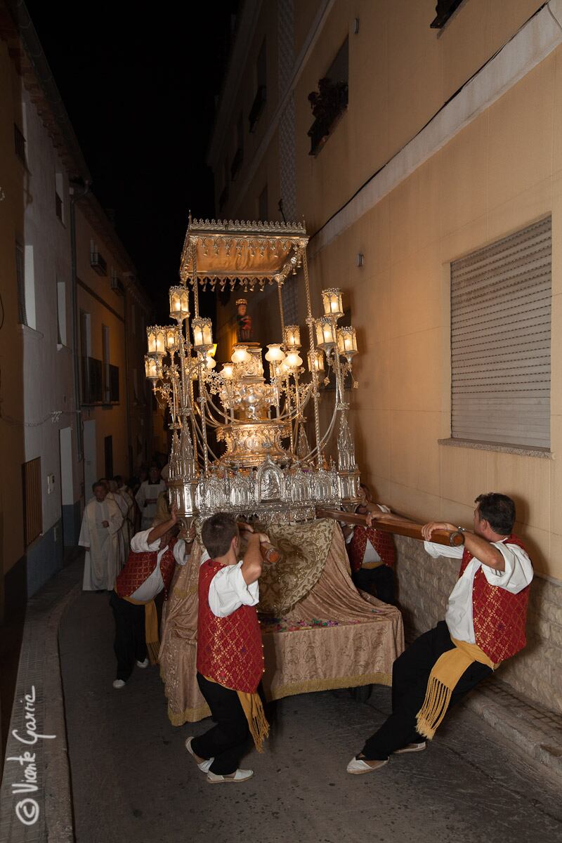 Imagen de archivo de la procesión de la Mare de Déu del Rebollet en Oliva.