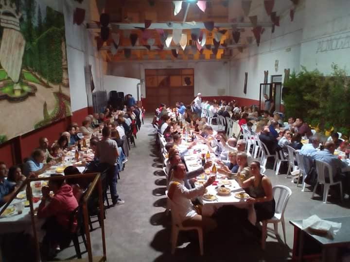 Acto realizado en el patio de la Comparsa. Archivo