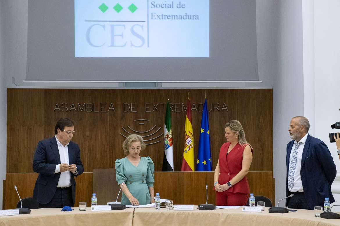 Mercedes Vaquera toma posesión como presidenta del Consejo Económico y Social de Extremadura