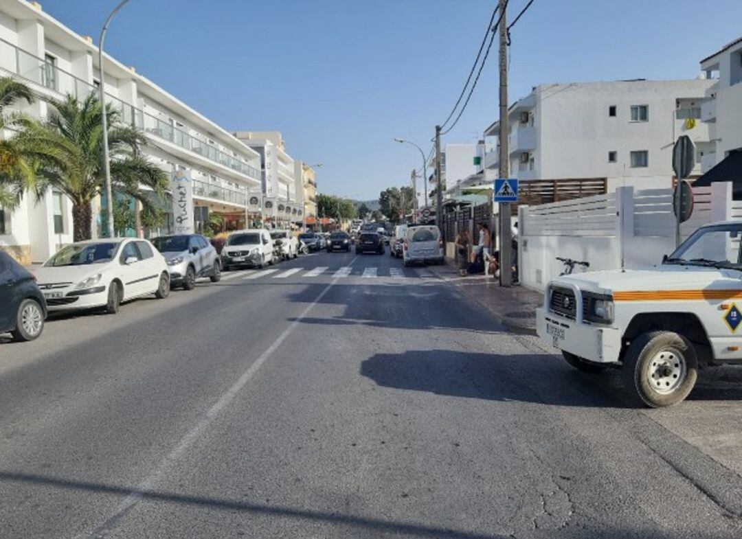 Imagen de la zona donde se produjo el accidente