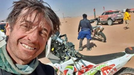 Pierre Cherpin, piloto de motos del Dakar