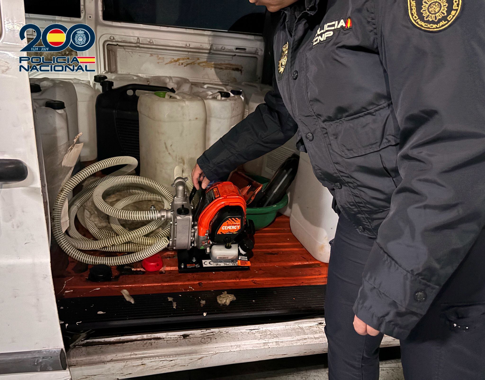 La Policía Nacional detiene a dos personas en Logroño por el robo de gasoil