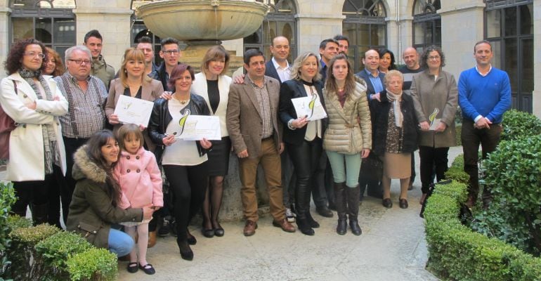 Premiados con los galardones &#039;Degusta Jaén&#039; en una edición anterior.