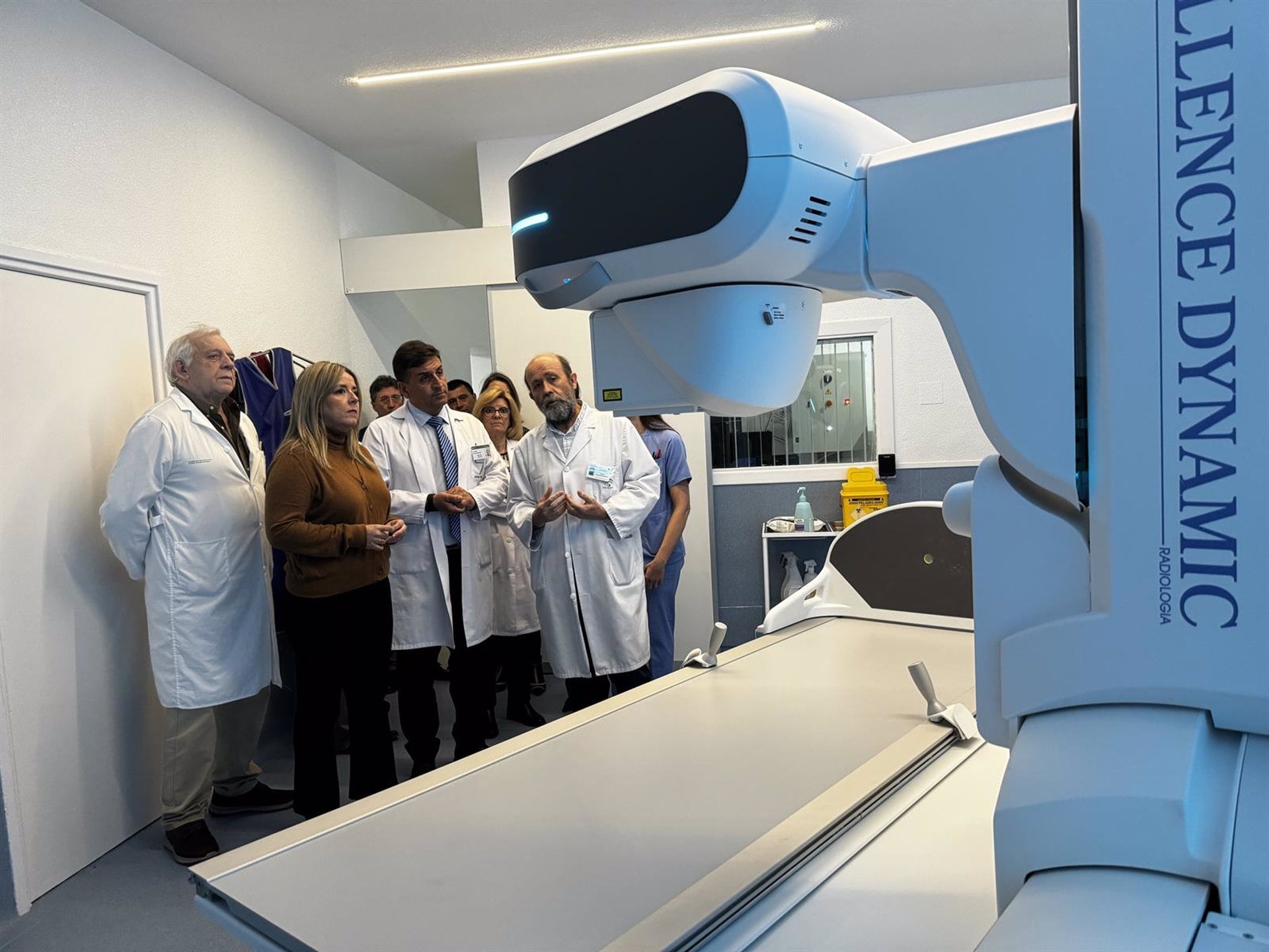 Visita al nuevo telemando de radiología en el Hospital San Juan de la Cruz.