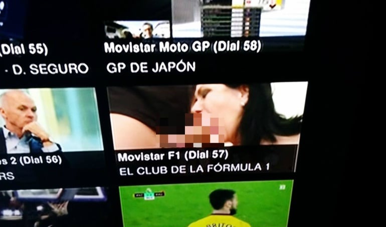 Se cuela porno en plena emisión de &#039;El club de la Fórmula 1&#039;.