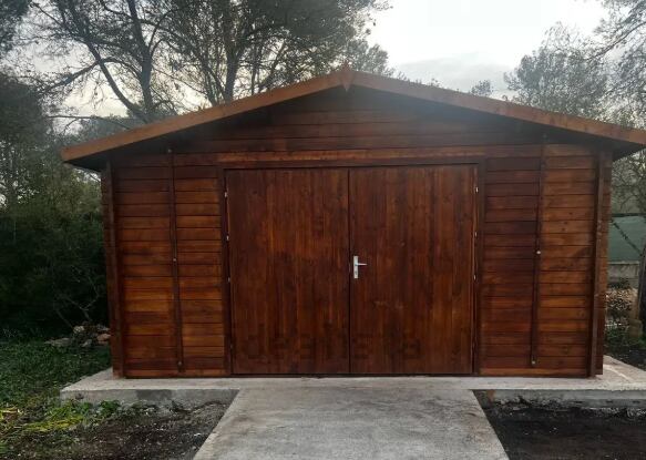 Una caseta de jardín que alquilan en Mallorca por 900 euros al mes como vivienda / Idealista