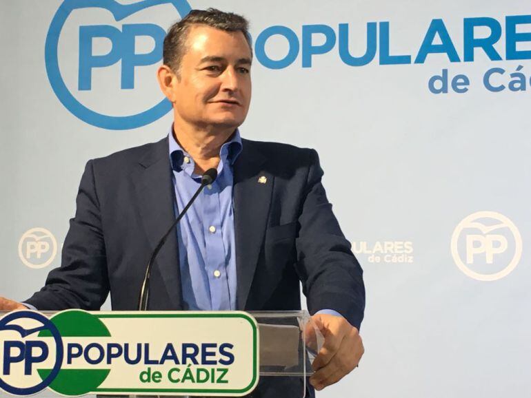 Antpnio Sanz, pte del PP de Cádiz