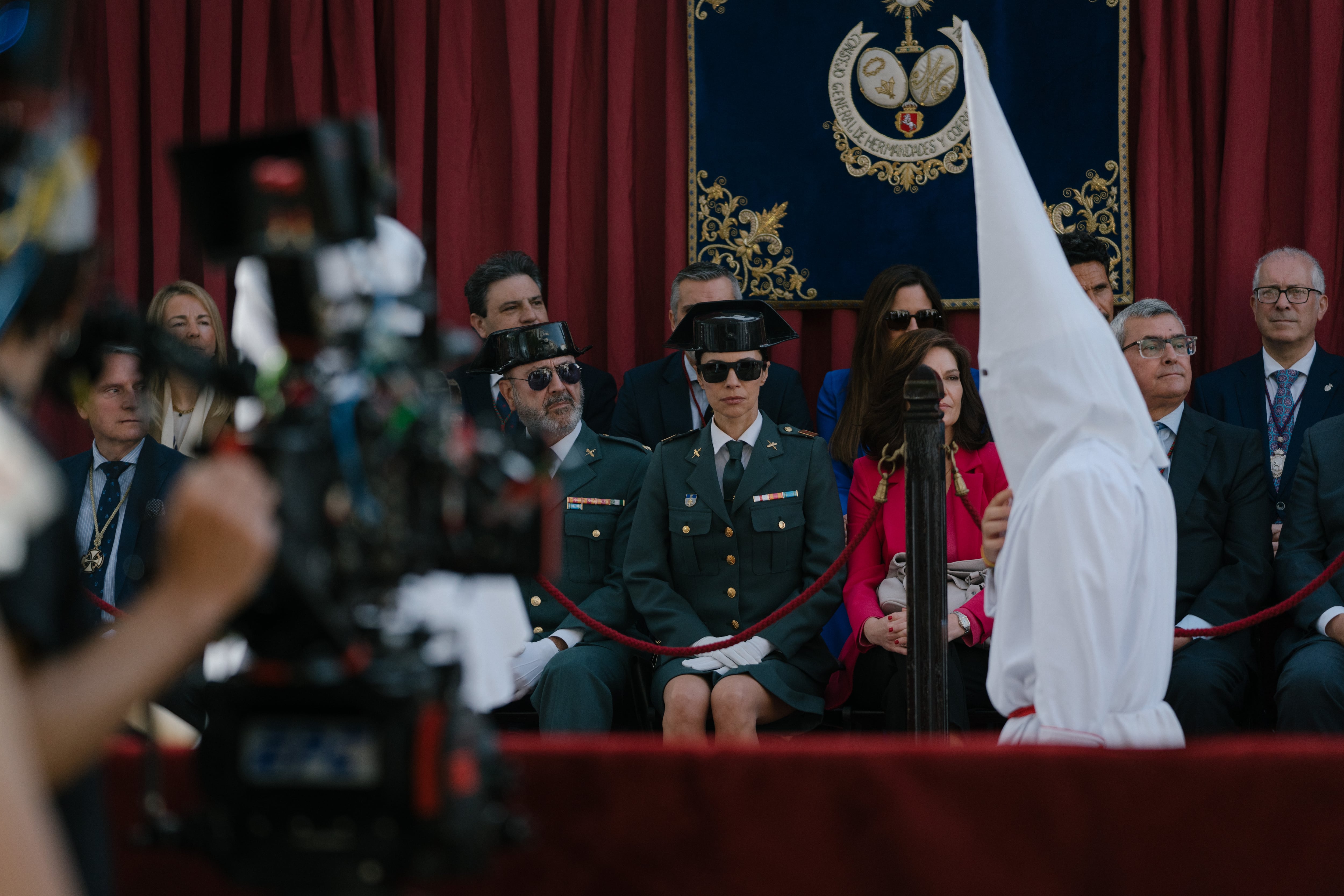 Maribel Verdú como sargento de la Guardia Civil en el rodaje de &#039;Cuando nadie nos ve&#039; / NIETE