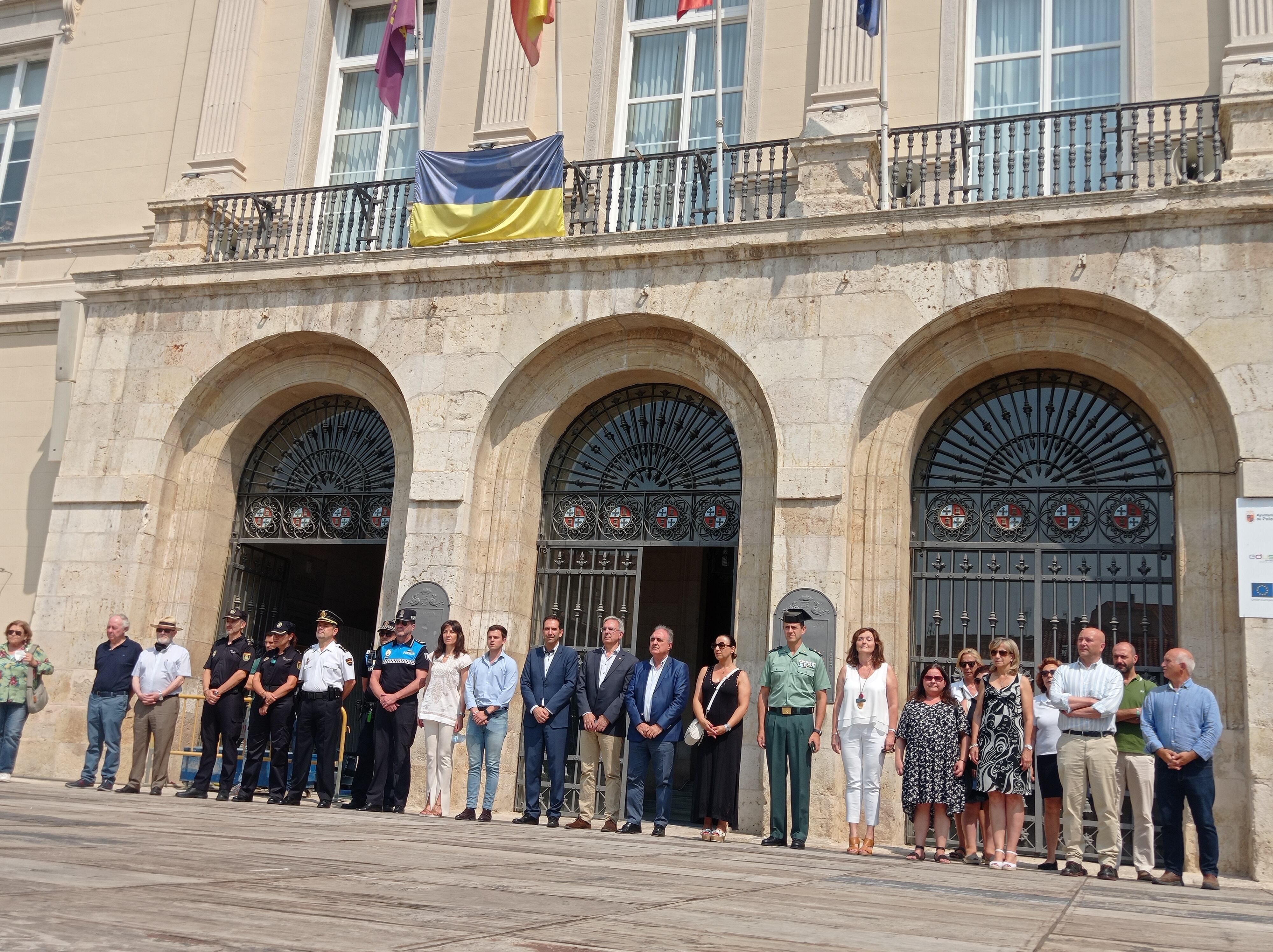 Minuto de silencio en Palencia