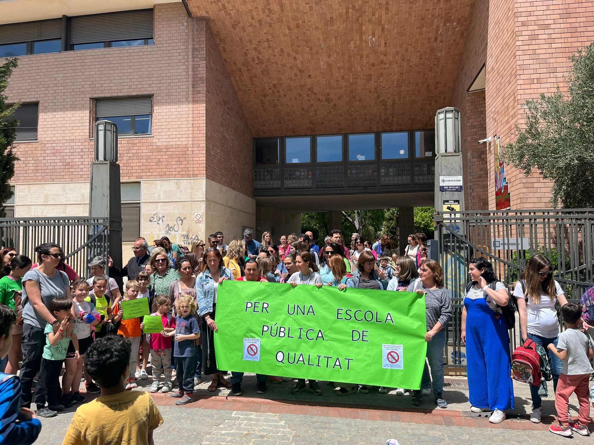 Protesta en El Romeral