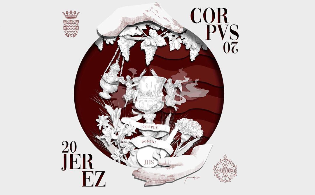 Cartel anunciador del Corpus Christi de Jerez 2020