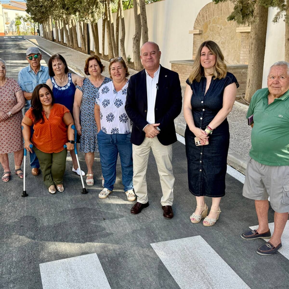 Terminan los trabajos de reurbanización de la calle San Rafael de Bobadilla