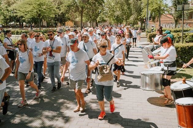 Imagen de archivo de la Marcha Solidaria de la Diabetes que se celebra en Valladolid