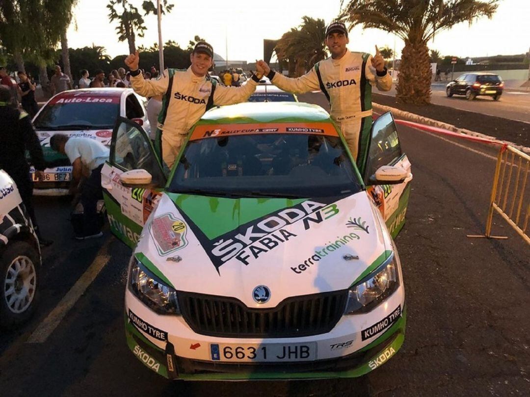 Los pilotos Kevin Guerra y Dani Sosa, ganadores de la edición de 2019.