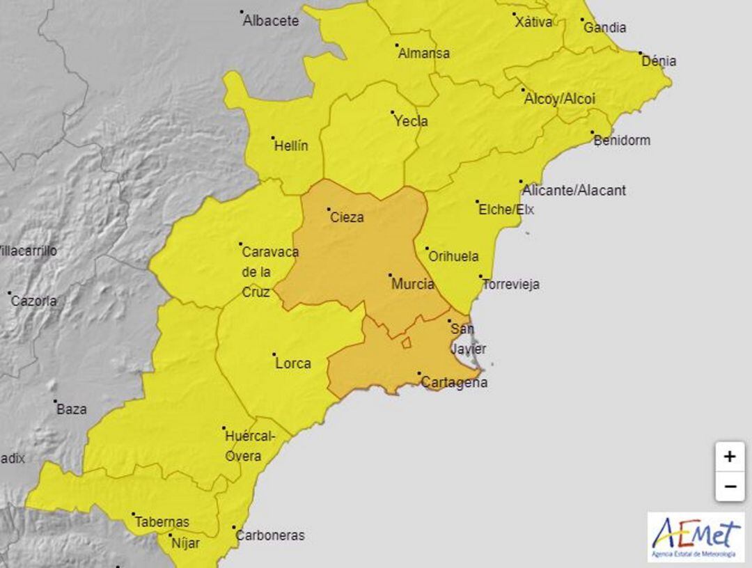 Alerta meteorológica por fuertes precipitaciones