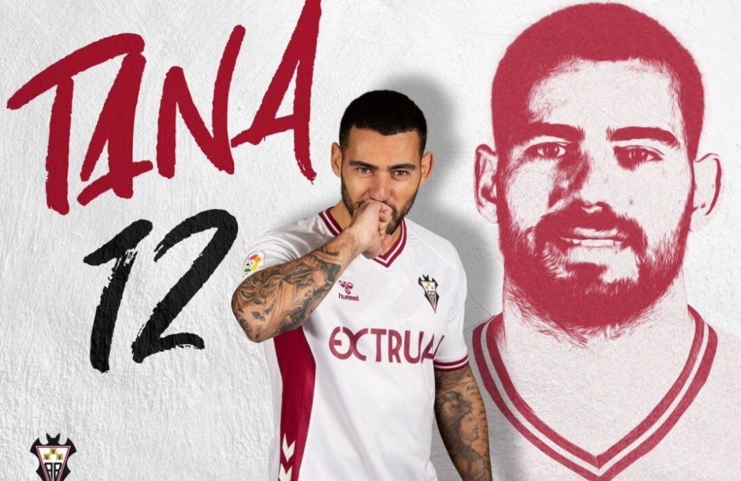 Imagen de Tana tras su llegada al Albacete