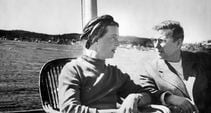 Simone de Beauvoir y Jean-Paul Sastre, durante un crucero de Gothenburg a Estocolmo en 1947