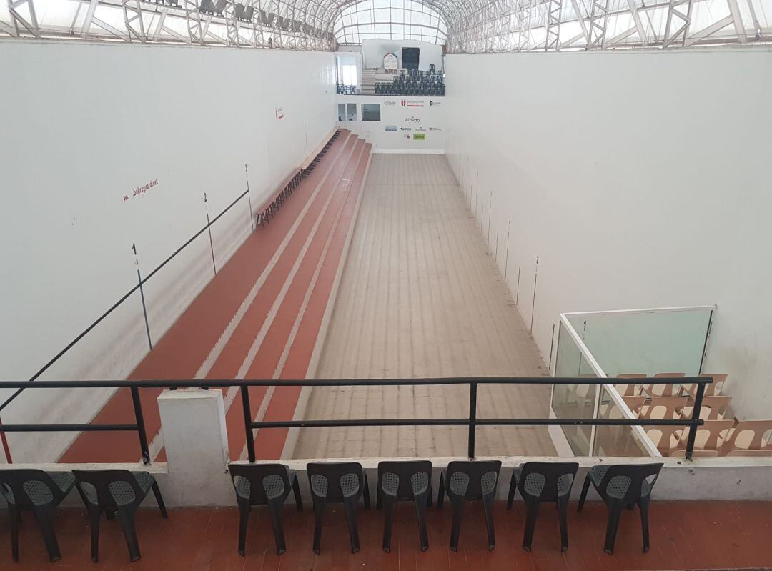 Trinquet El Zurdo vacío