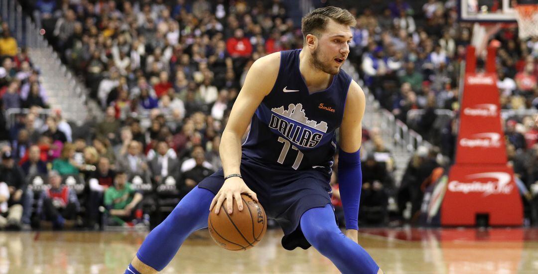 Luka Doncic, durante un partido ante los Washington Wizards