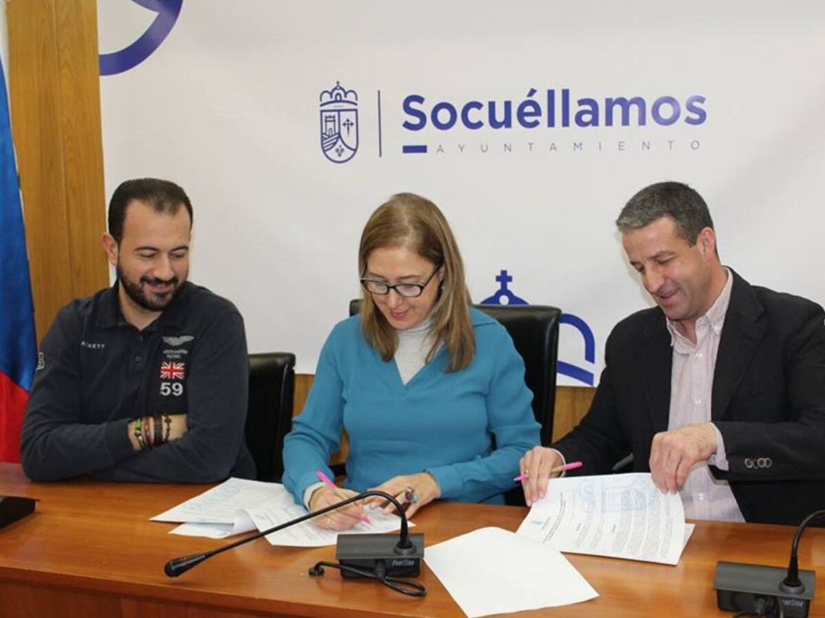 El Yugo-UD Socuéllamos firma con el Ayuntamiento un convenio de 40.000 euros