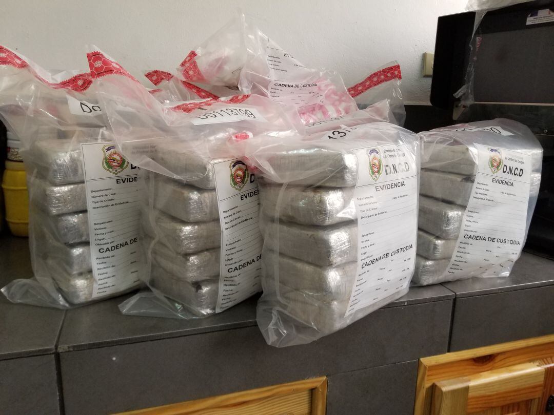 Imagen de archivo de paquetes de droga incautados en un aeropuerto.