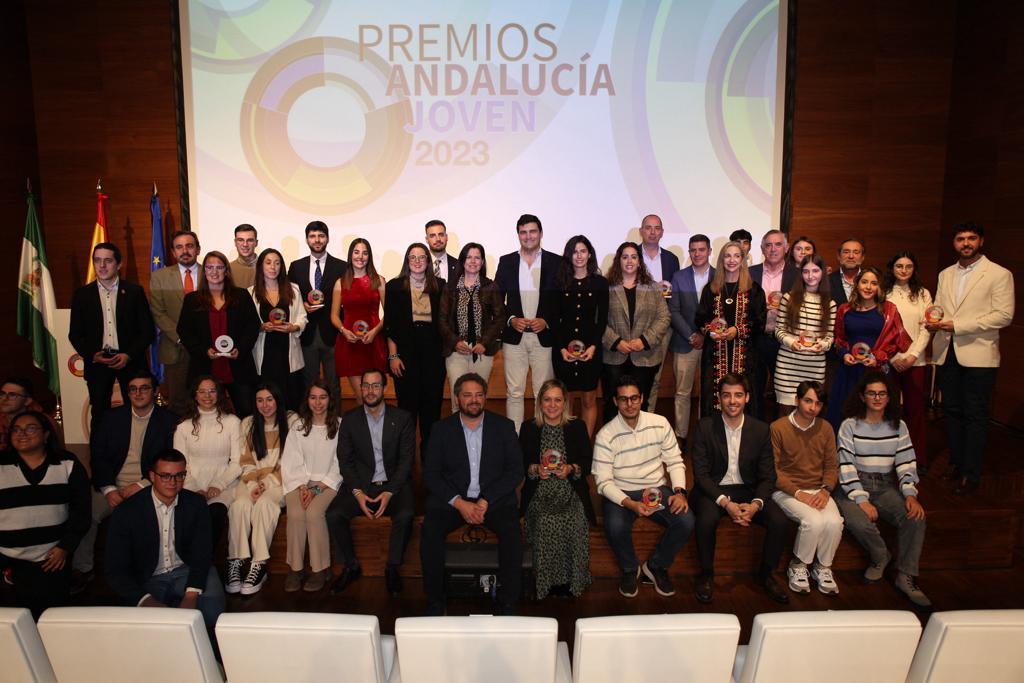 Entrega en Jaén de los Premios Andalucía Joven 2023