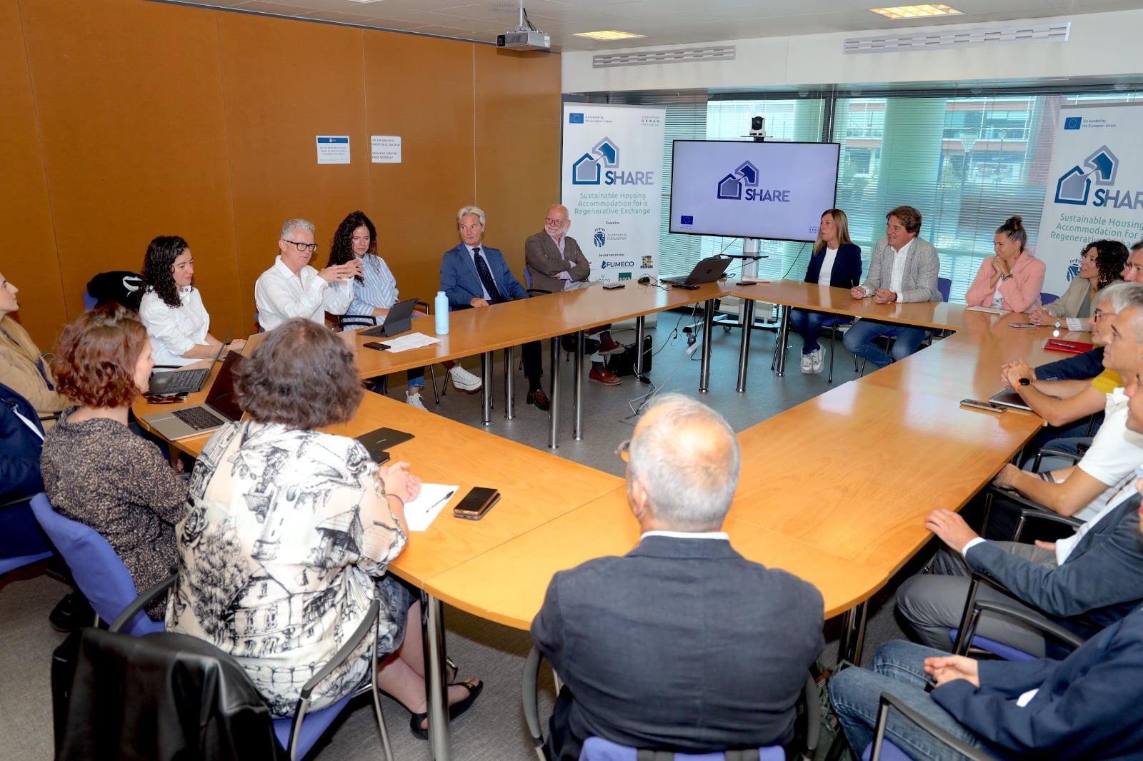 Reunión en Fuenlabrada con los socios europeos del programa SHARE