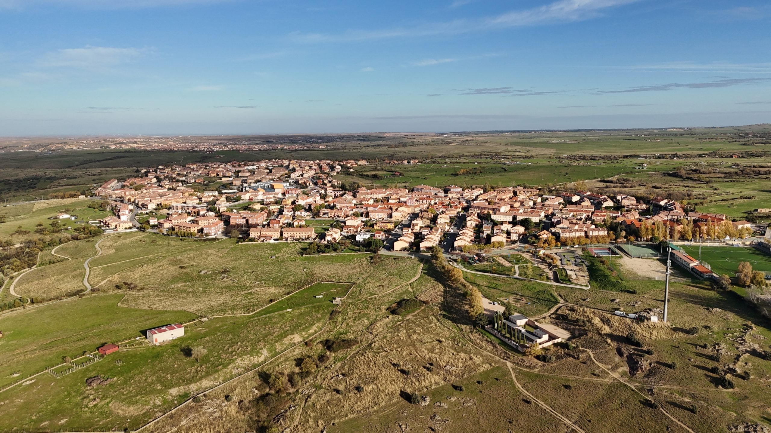 Imagen aérea de Palazuelos de Eresma