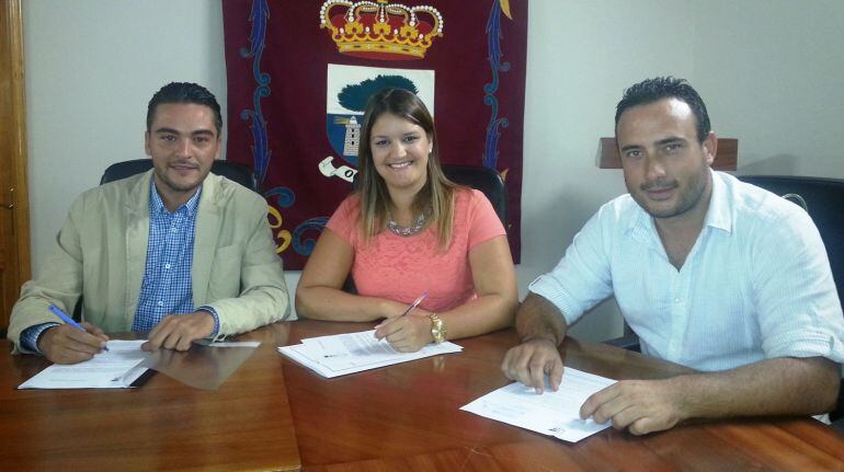 La alcaldesa de Frontera, Melisa Armas. 