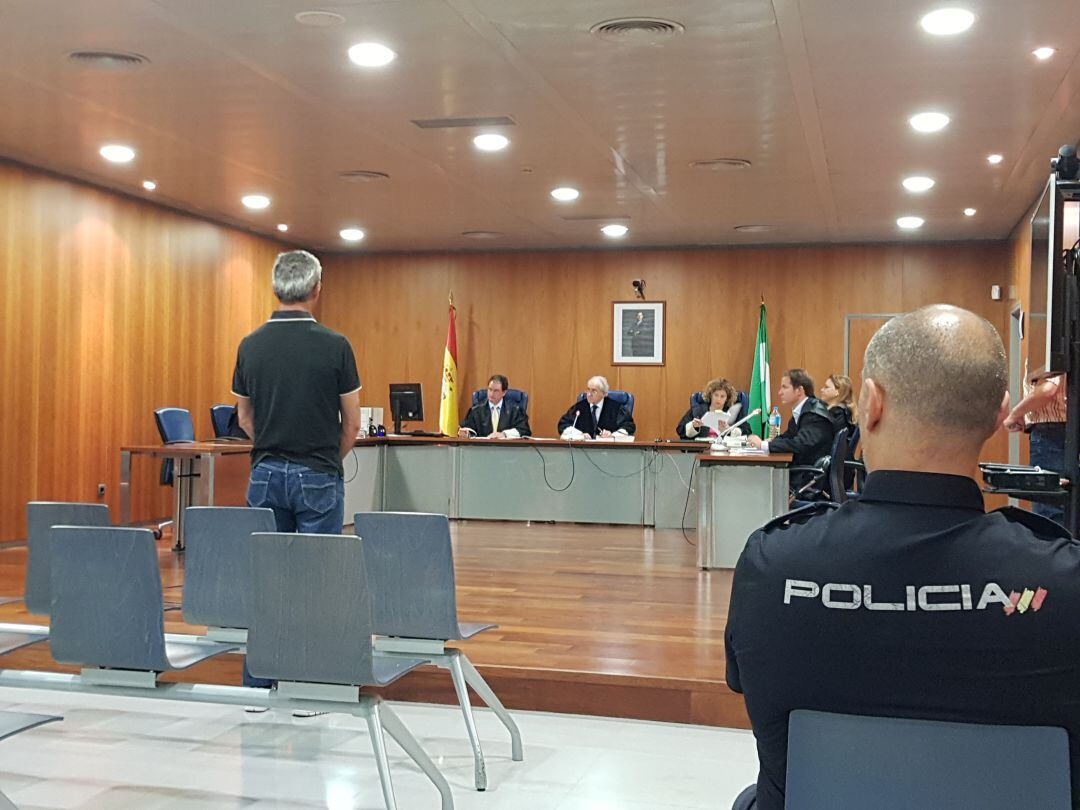 El acusado de intentar secuestrar a un menor en el Carnaval de Málaga de 2016 durante la vista oral celebrada este martes