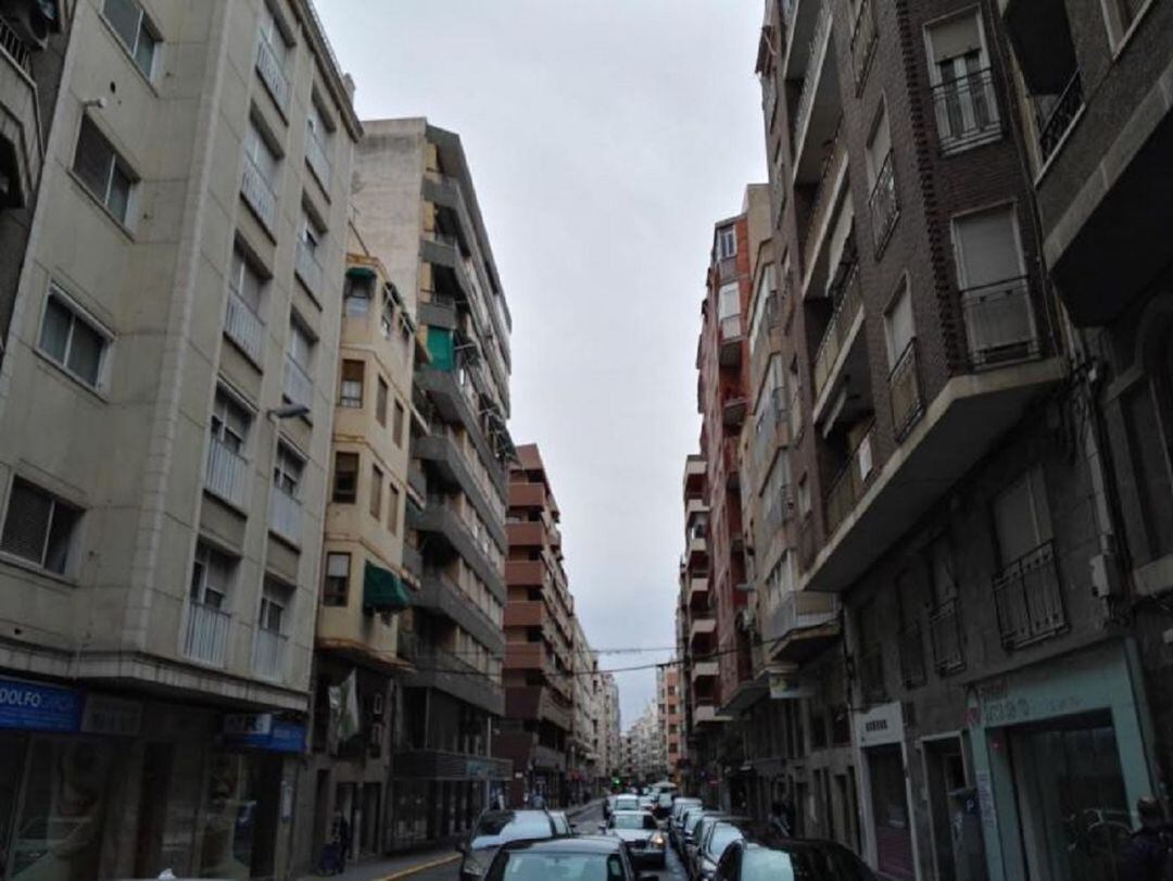 Viviendas de Elche en el centro de la ciudad.