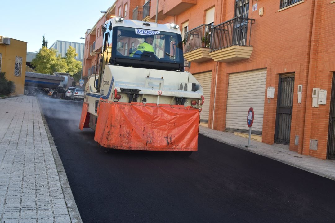 Maquinaria proporcionada para desarrollar el Plan de Asfaltado