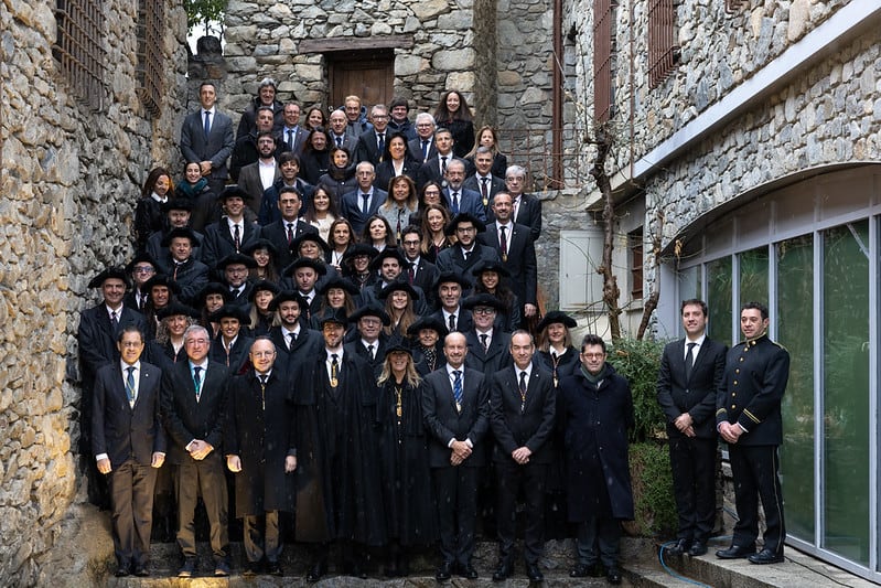 Fotografia de la sessió tradicional de Sant Tomàs a Casa de la Vall.