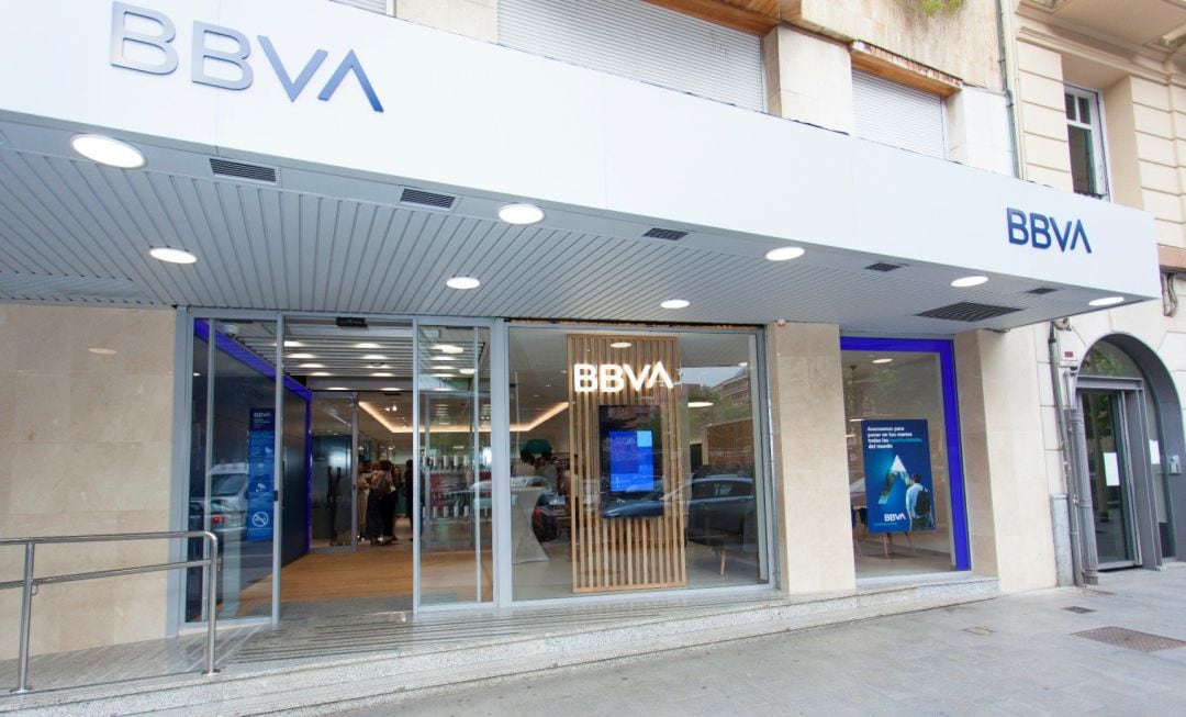 Sucursal del BBVA en Durango (Bizkaia).