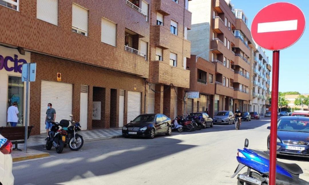 Imagen de algunos cambios en el tráfico en el casco urbano