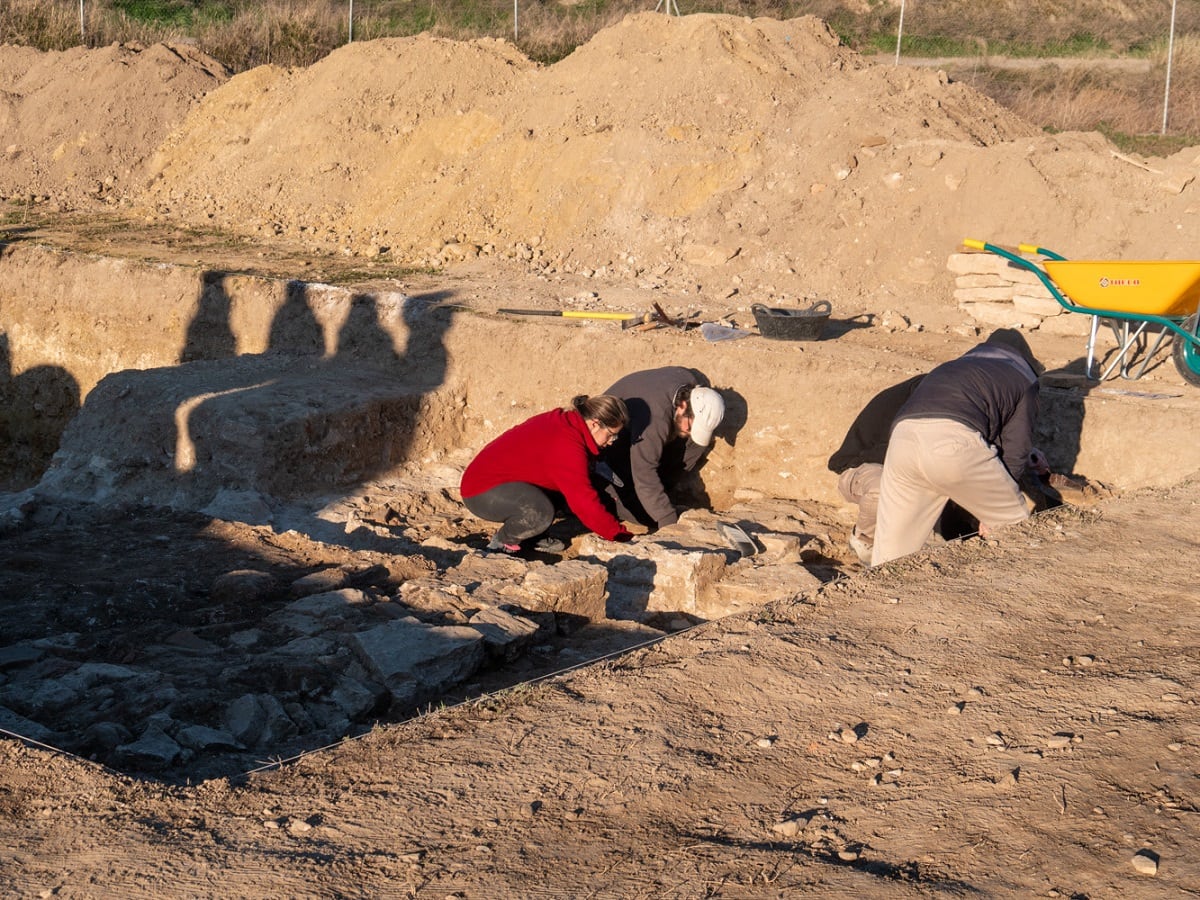 Excavaciones Villa Romana de Las Gabias