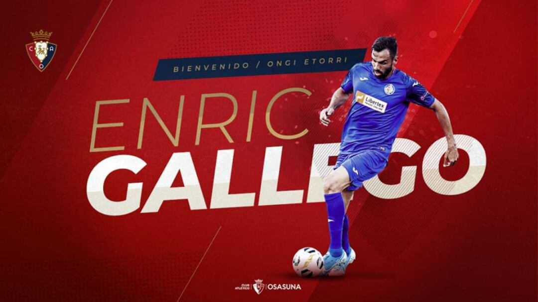 Enric Gallego, nuevo fichaje de Osasuna