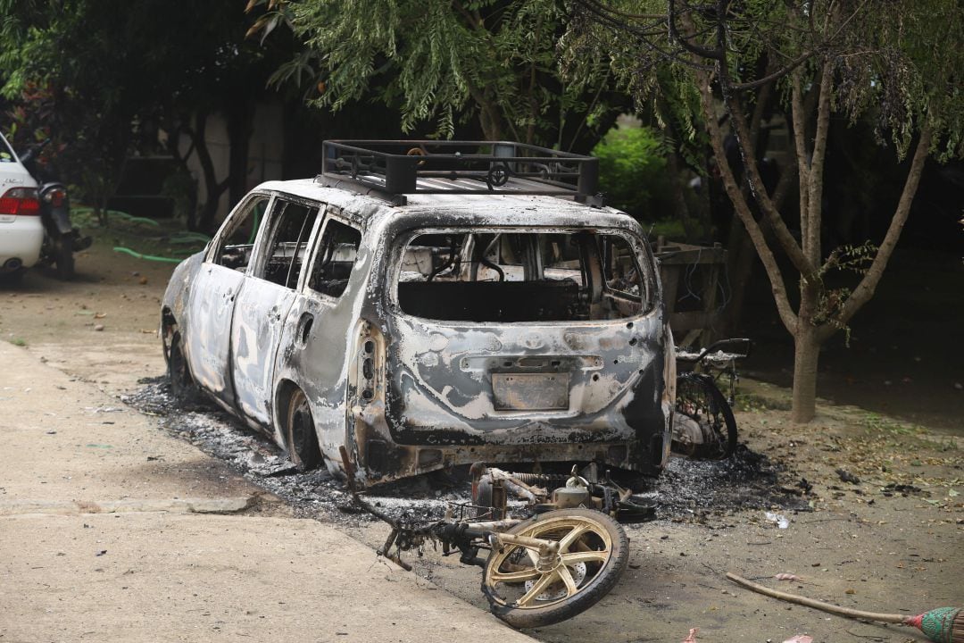 Ataque en Birmania en el que han muerto 14 personas. 