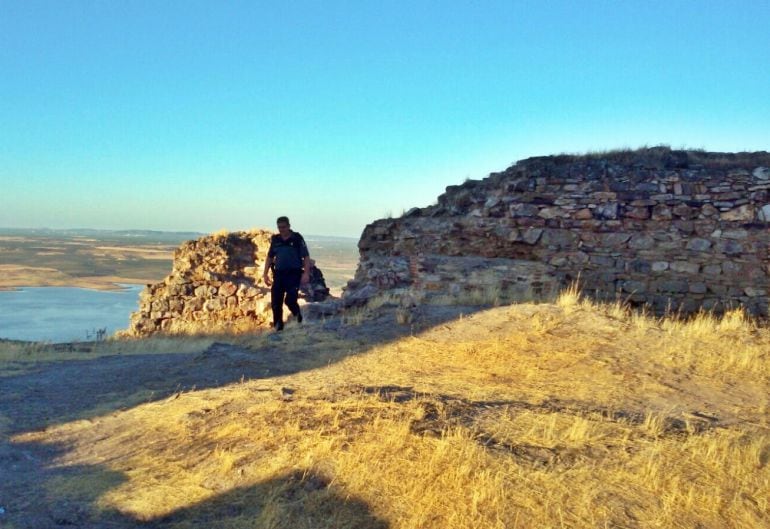 Zona en la que fue localizado el senderista.