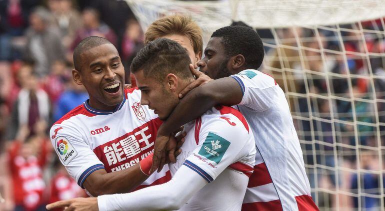 Pereira anotó el primero del Granada y dedicó su gol al Chapecoense