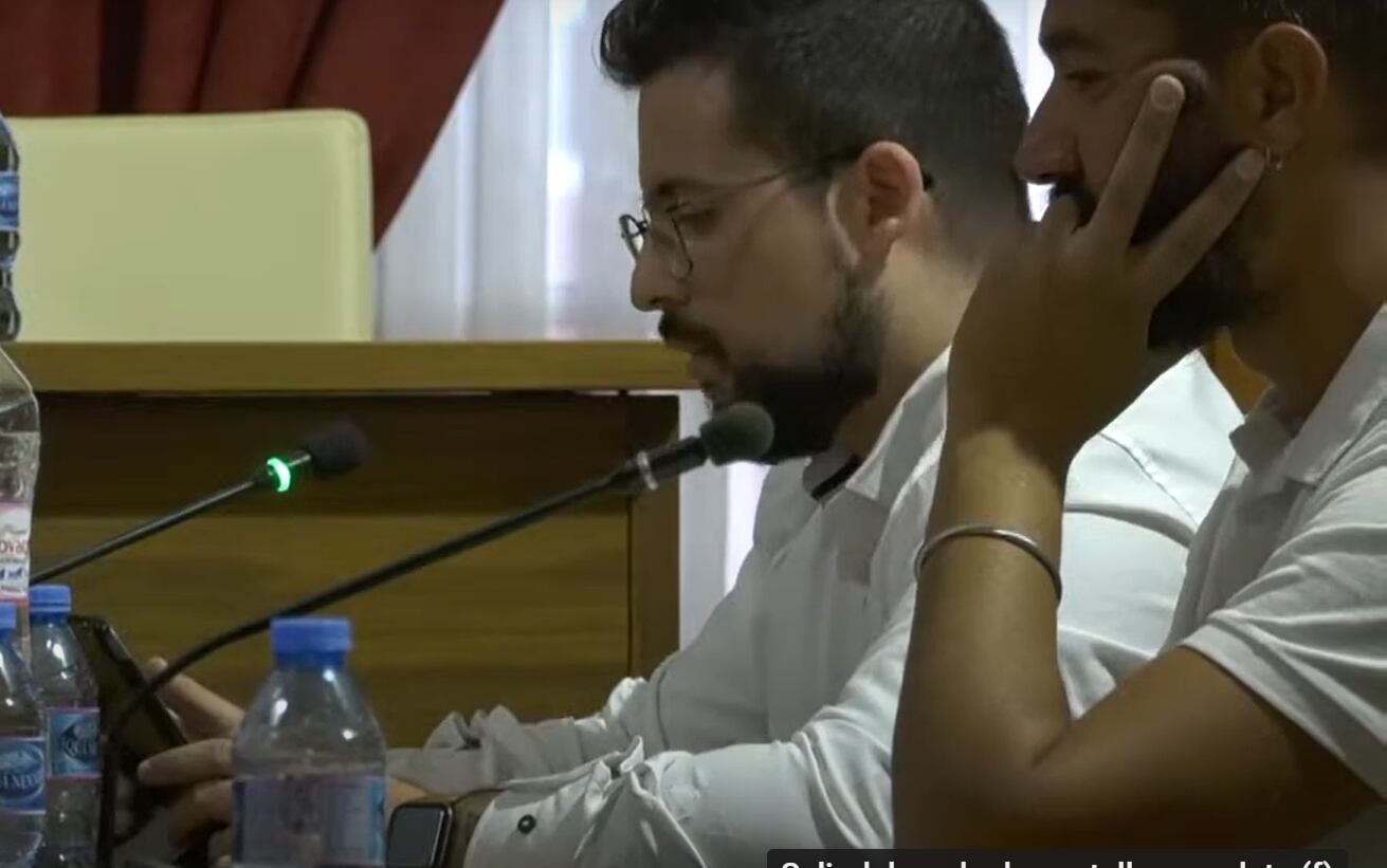 Moisés Carrillo en su intervención en el plano de Monóvar