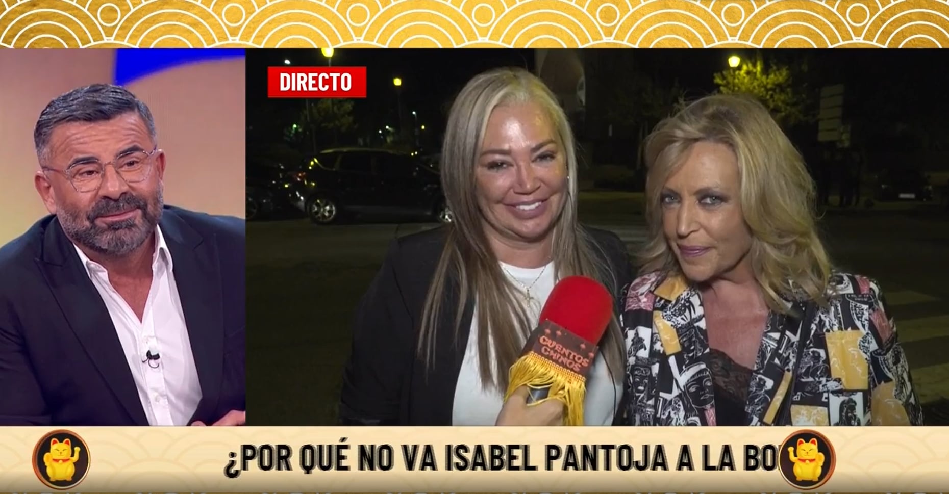 Jorge Javier Vázquez se reencuentra con Belén Esteban y Lydia Lozano.