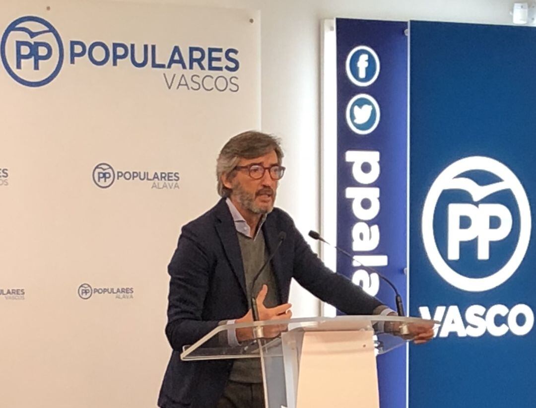 El presidente del Partido Popular en Álava, Iñaki Oyarzábal.