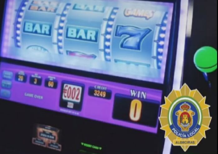 Una máquina tragaperras