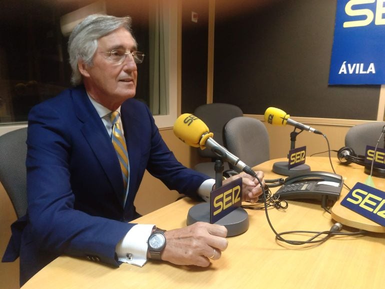 José Luis Rivas en el estudio de Ser Ávila
