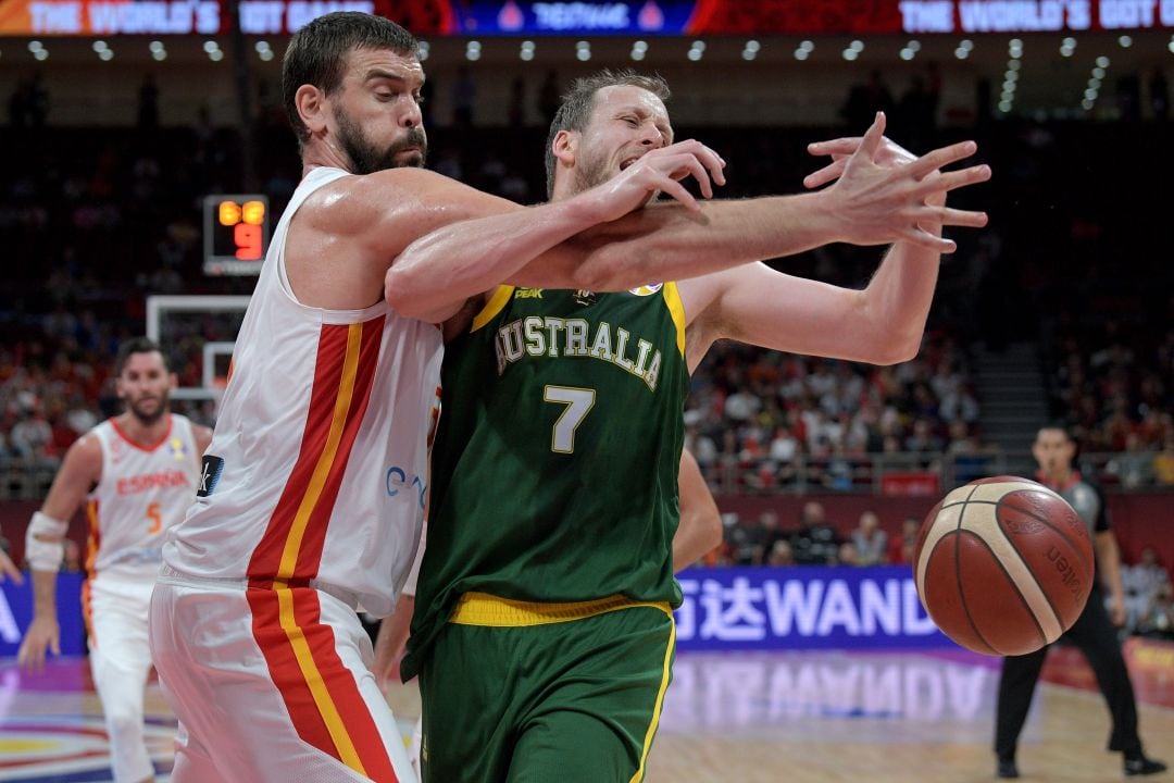 Marc Gasol, en el partido ante Australia