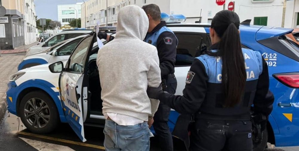 Okupa detenido en Arrecife, capital de Lanzarote.