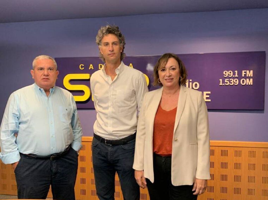 Miguel Terol, Marcelo Garrigós y Cristina Medina