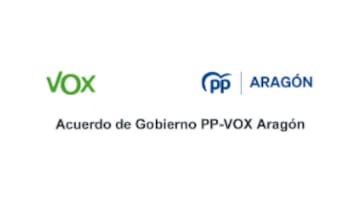 Consulta el acuerdo completo entre PP y Vox para Aragón